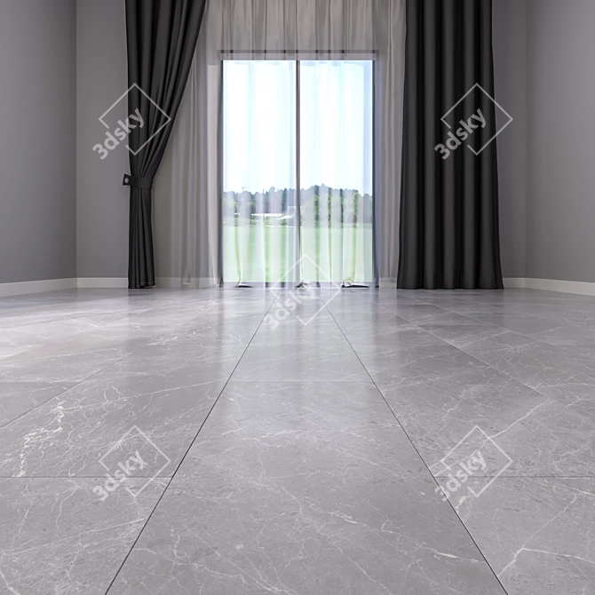 Elegant Marble Floor Collection 3D model image 2