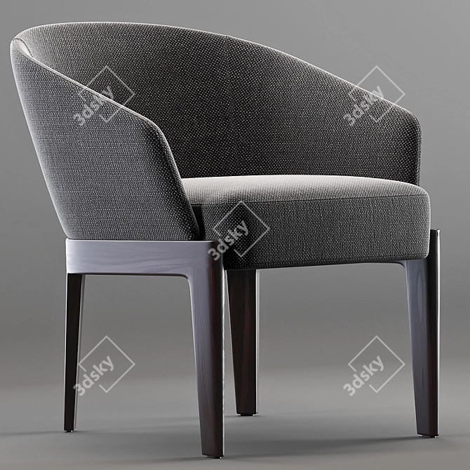 Elevate Your Comfort with the Molteni & C CHELSEA Easy Chair 3D model image 1