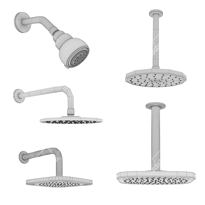 NEWARC Ankastre Faucet Collection 3D model image 3