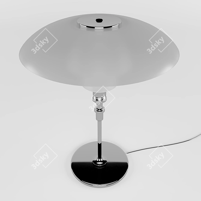 Modern Table Lamp with Adjustable Height 3D model image 2