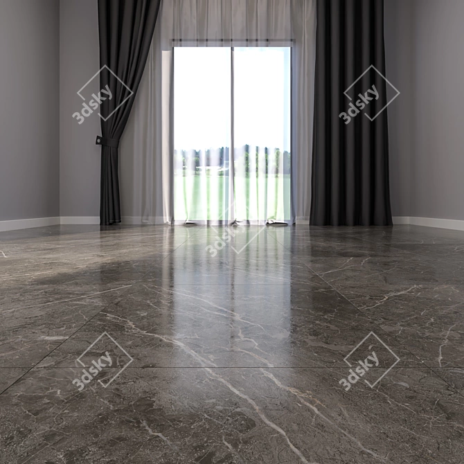 Luxury Marble Floor: HD Textured, Multiple Sub-Objects 3D model image 2