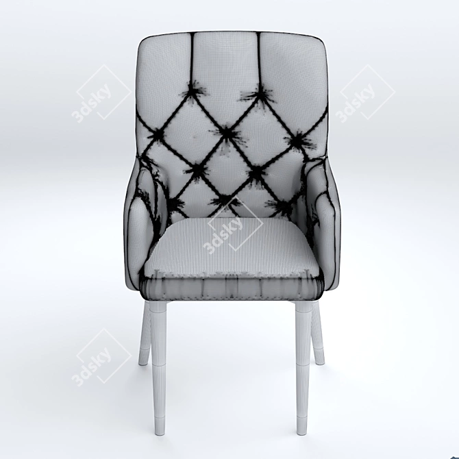 Sleek Signal Ricardo Chair 3D model image 3