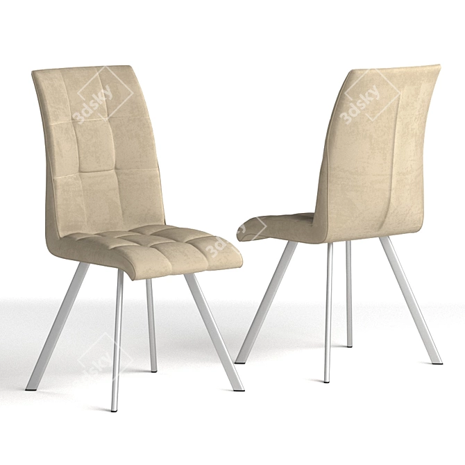 Trevor & K241: Elegant Table and Chair 3D model image 2