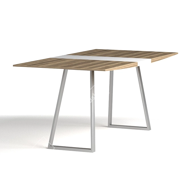 Trevor & K241: Elegant Table and Chair 3D model image 3