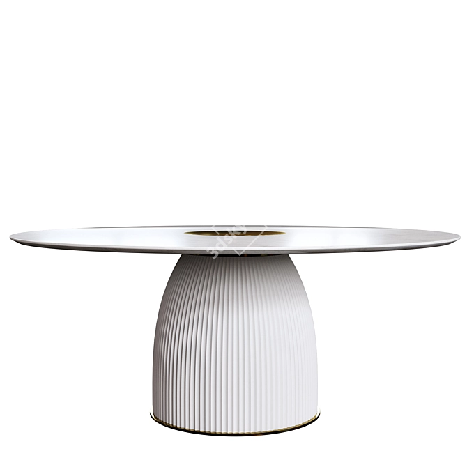 Elegant Dione Table by Paolo Castelli 3D model image 1