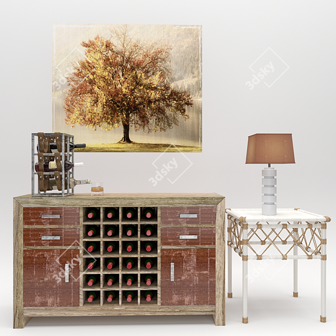 Modern Sideboard - Stylish and Functional 3D model image 1