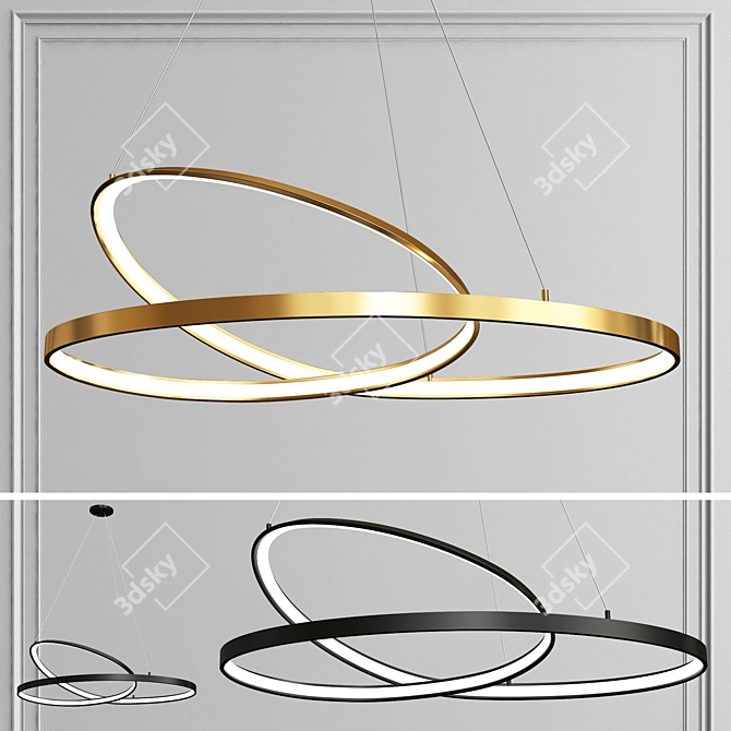 Sleek and Stylish Nemo Kepler Pendant 3D model image 1