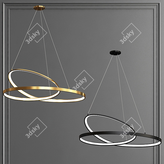 Sleek and Stylish Nemo Kepler Pendant 3D model image 2