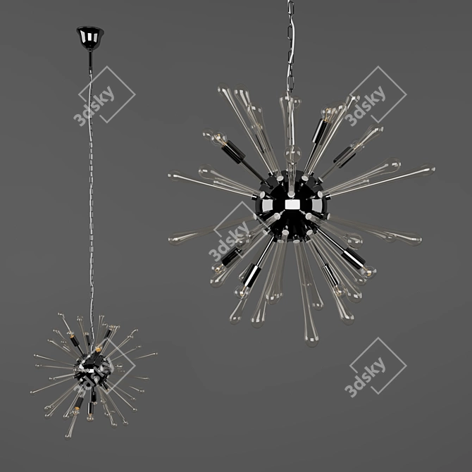 Astro Suspension Light - Stylish and Functional 3D model image 2