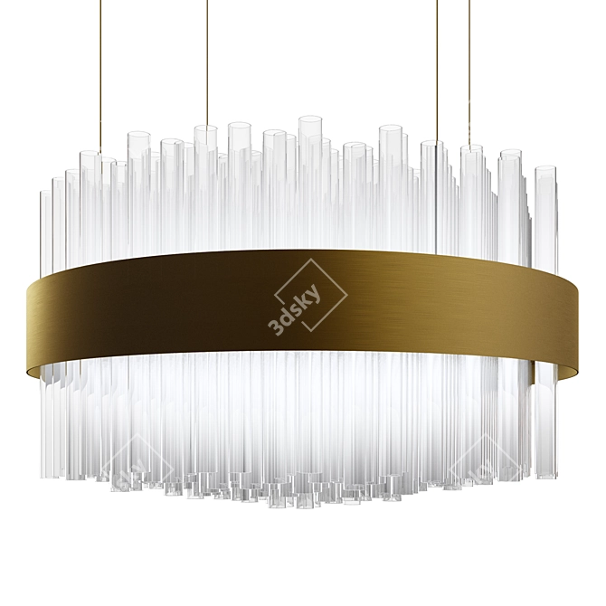 Sleek Suspension Lamp: My Lamp by paolocastelli 3D model image 1