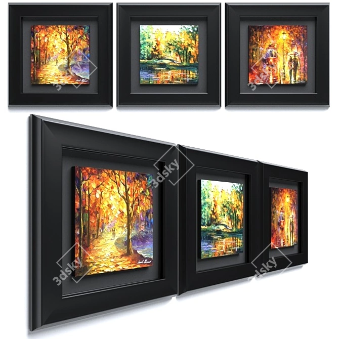 Autumn Splendor Frame Set 3D model image 1