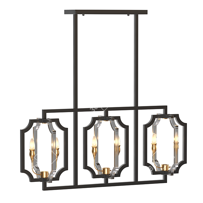 Newport 3286/S Pendant Light 3D model image 1