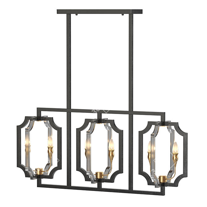 Newport 3286/S Pendant Light 3D model image 2