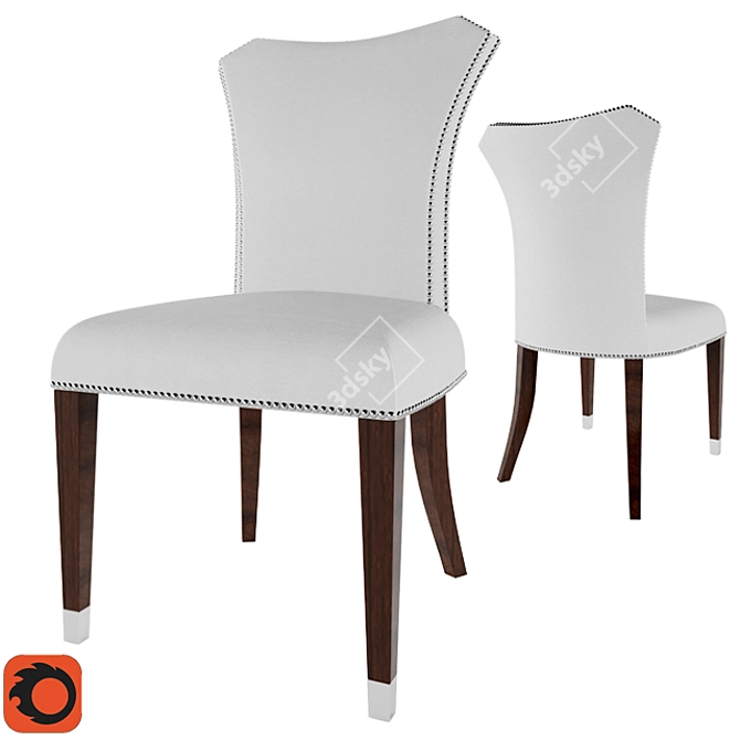 Modern MK Dining Chair 3D model image 1