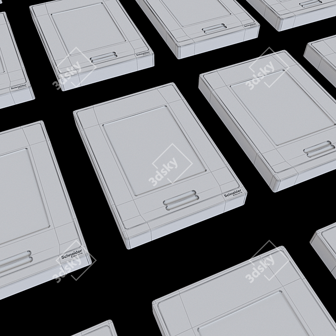 SE8000 Series: Energy Saving Thermostat 3D model image 3