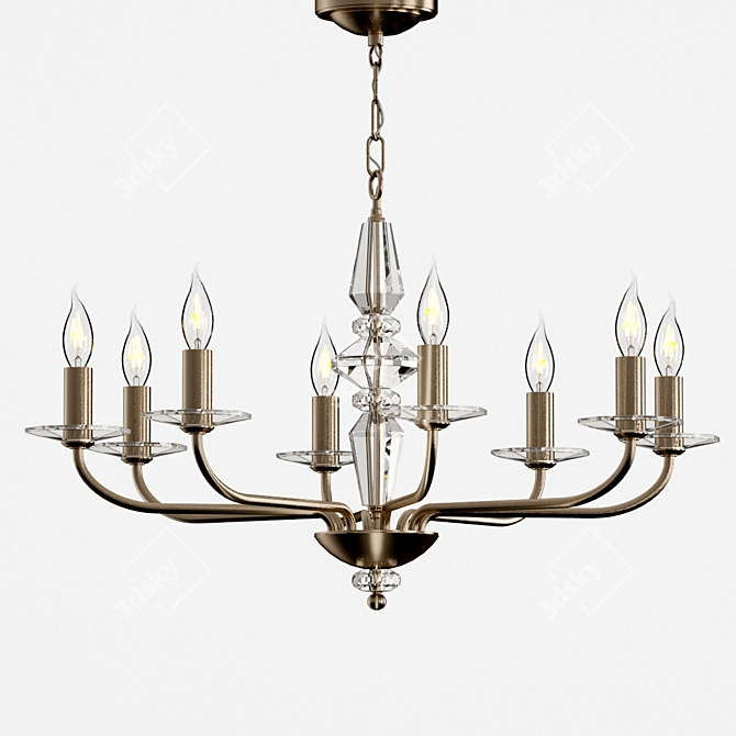 Maytoni Monte Carlo Chandelier | 8 Arms 3D model image 1