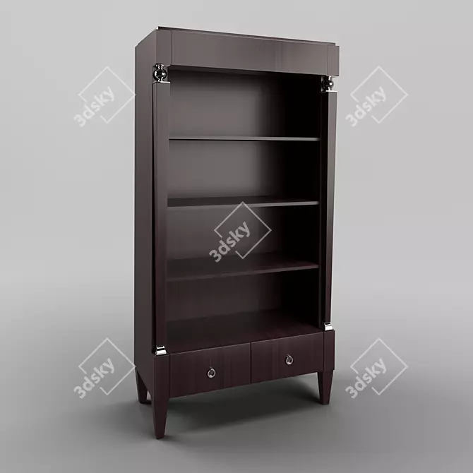 Elegant Cherry Wood Rack: Fratelli Barri MESTRE 3D model image 1