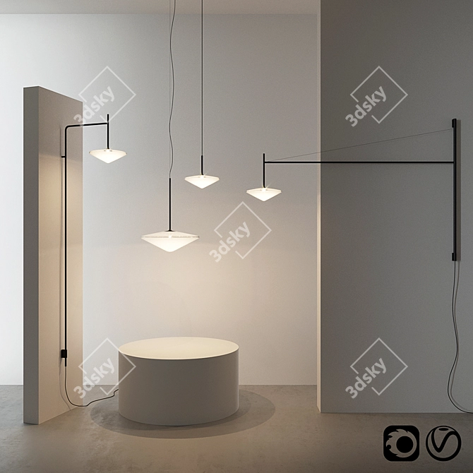 Elevate your ambiance with Tempo Set 01 3D model image 1