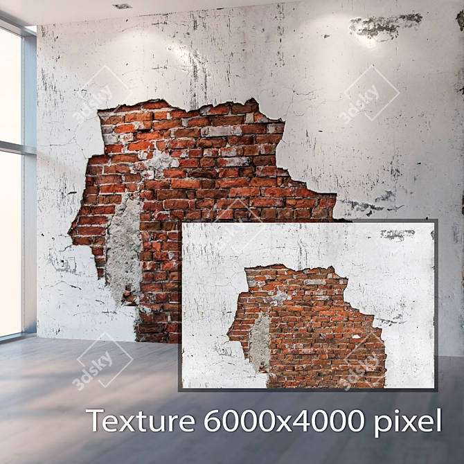 Seamless 4K Brick Texture+Maps 3D model image 2