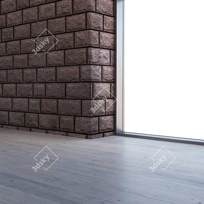 Seamless Textured Blocks in 4K 3D model image 3