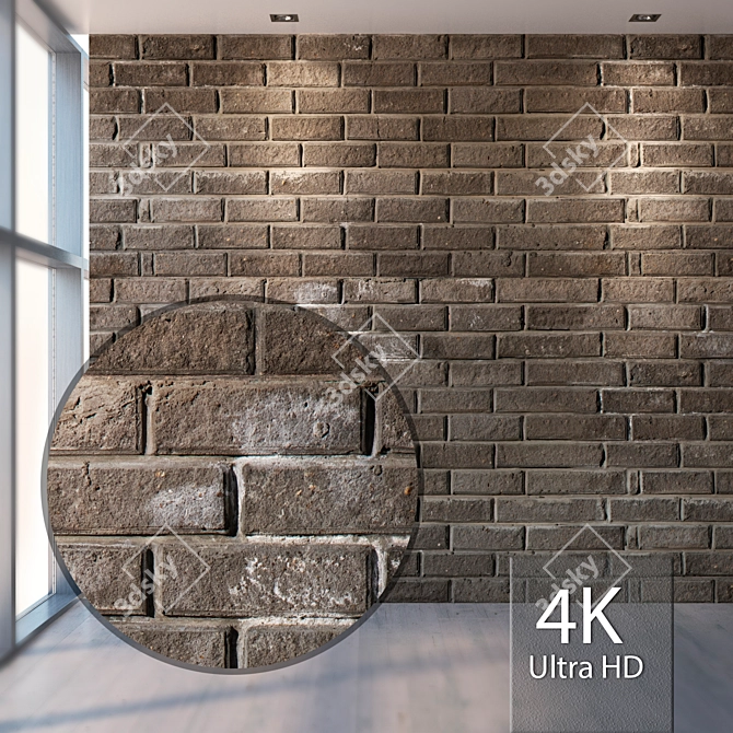 Seamless Stone Texture 4K 3D model image 1