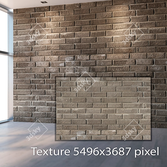 Seamless Stone Texture 4K 3D model image 2