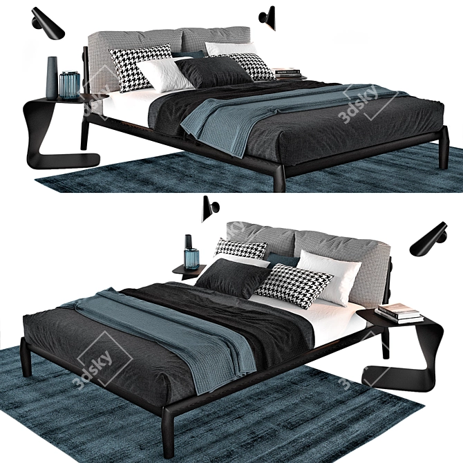 MisuraEmme ELADIO - Elegant Bed Solution. 3D model image 1