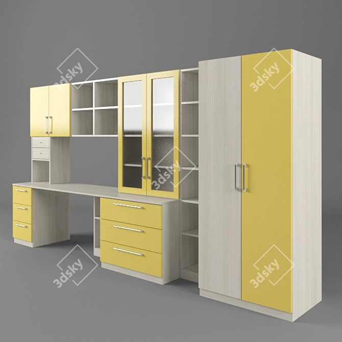 Interactive Nursery Wall 3D model image 3