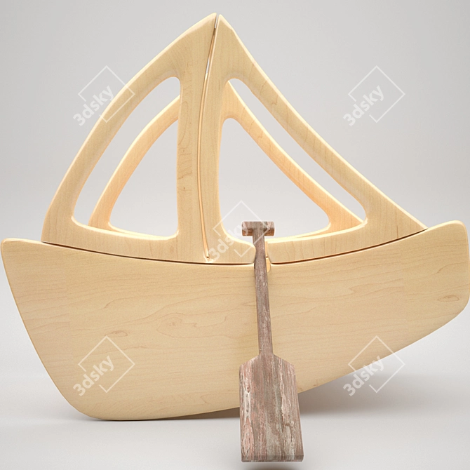 Adventure Seeker: Toy Boat 3D model image 1