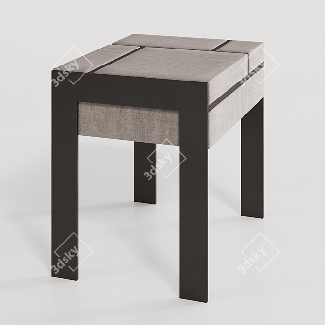 Elegant Gauguin Bedside Table 3D model image 2