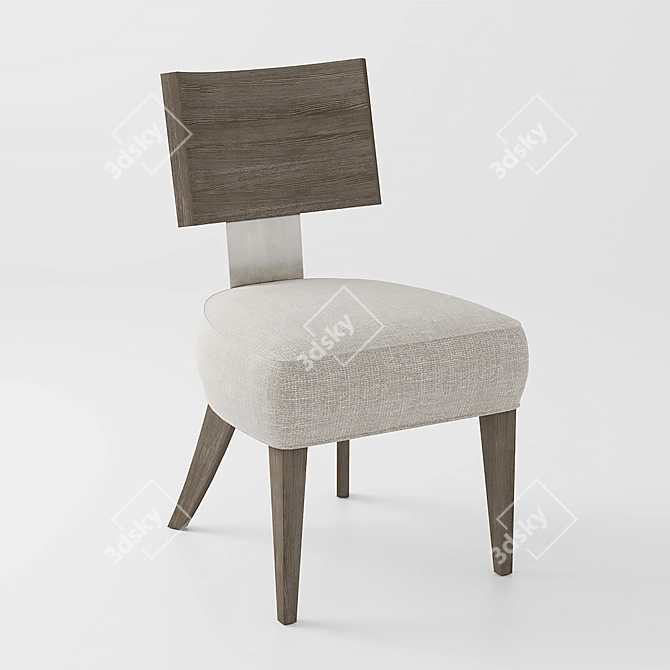 Bernhardt Mosaic Side Chair: Modern Elegance in Your Space 3D model image 1