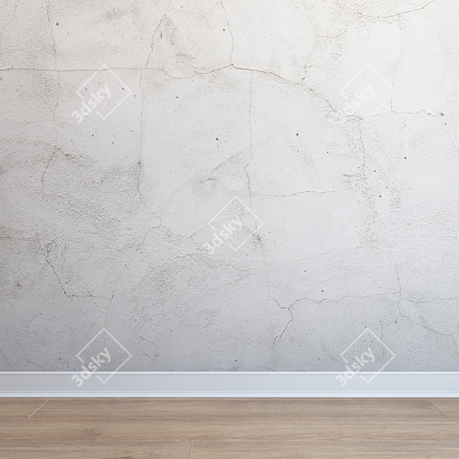 Seamless Ultra HD Plaster 3D model image 1