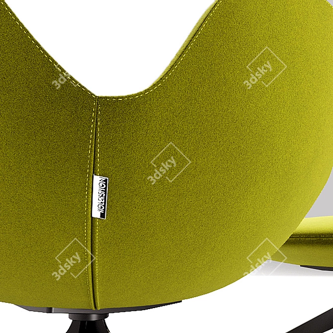 Elegant Office Chair: Halia 3D model image 3