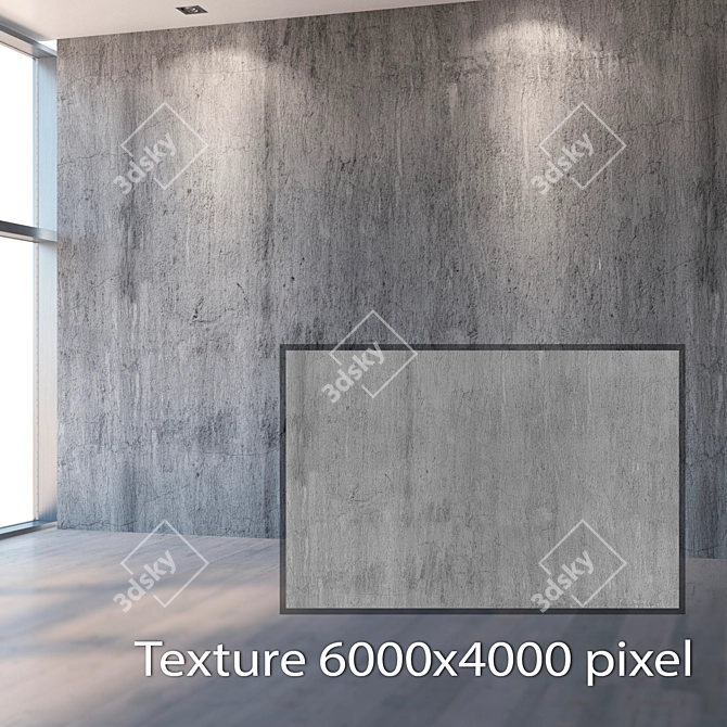 Seamless Plaster Texture 3D model image 2