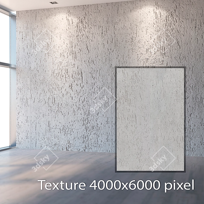 Seamless Plaster Texture - 4K Resolution 3D model image 2