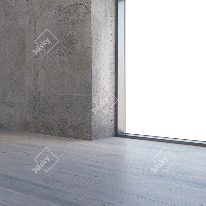 Seamless 4K Plaster Texture 3D model image 3