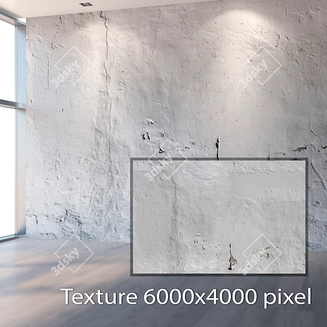 Seamless Plaster Texture Kit 3D model image 2