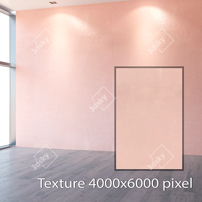 Seamless Plaster Texture Set 3D model image 2