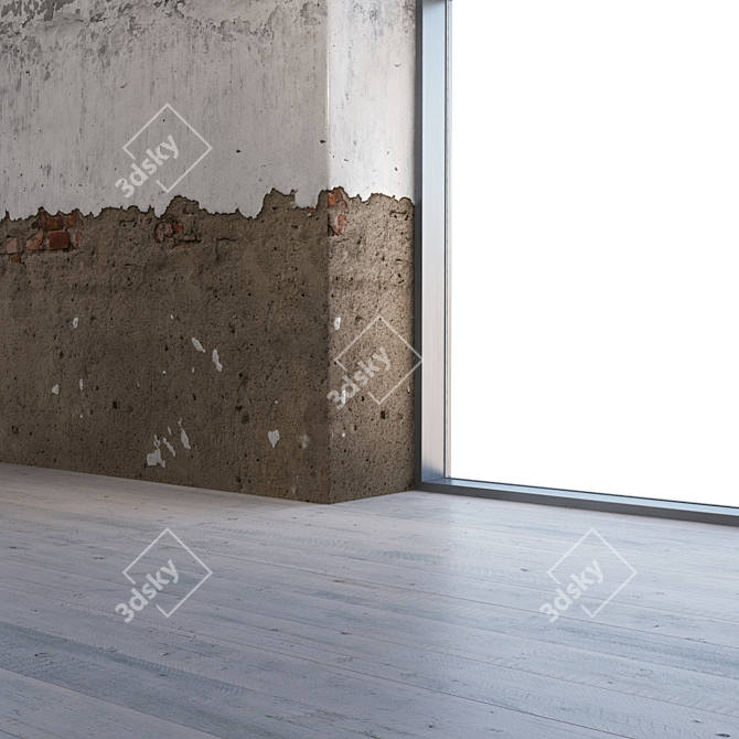 Seamless Plaster Texture in 4K Resolution 3D model image 3