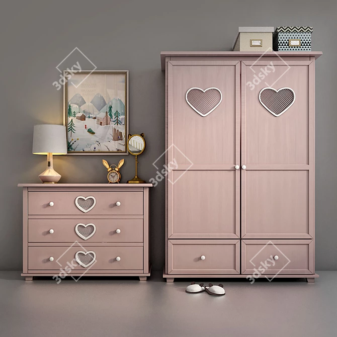 Russian Brand Etage: Adelina Children's Furniture 3D model image 1