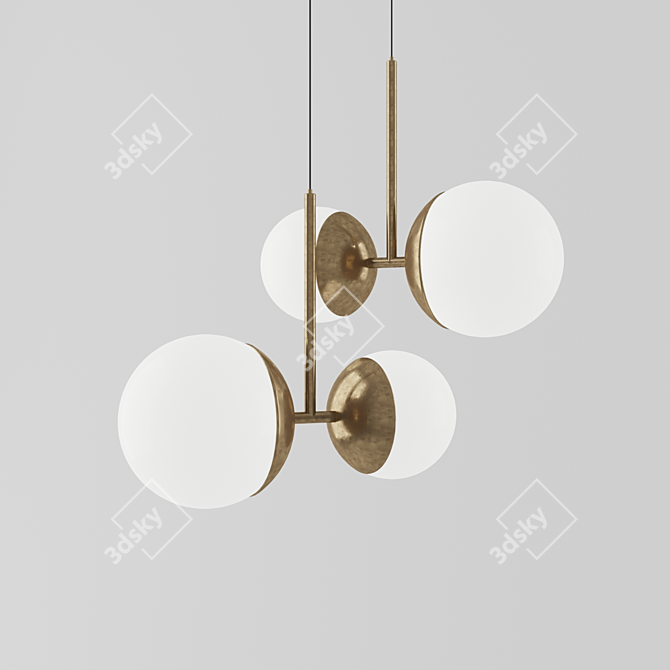 Modern Celling Light - Sleek Illumination 3D model image 1