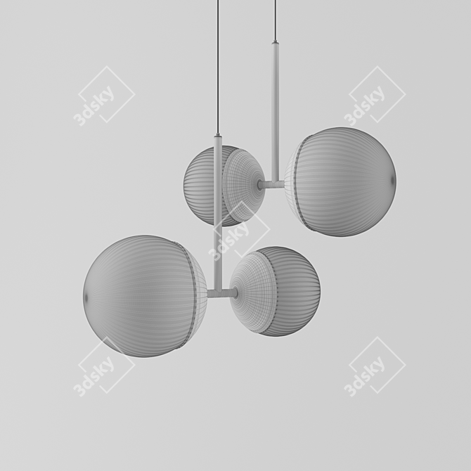 Modern Celling Light - Sleek Illumination 3D model image 3