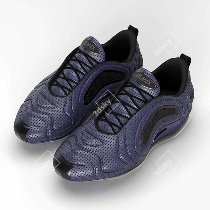 Revolutionary Nike Air Max 720 3D model image 1