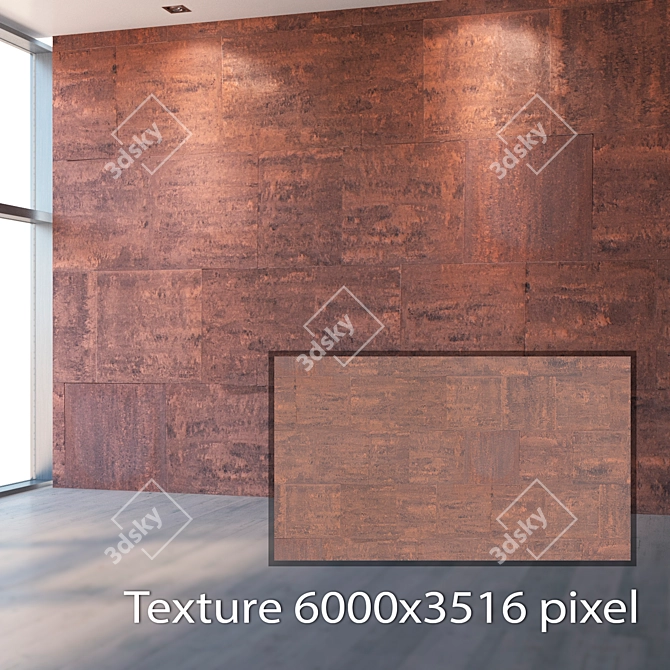 Seamless Stone Texture in 4K 3D model image 2