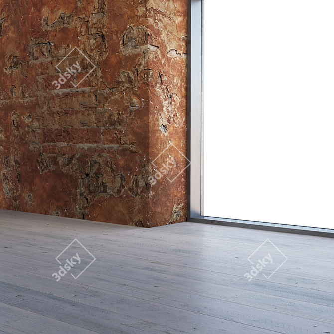 Title: Seamless 4K Plaster Texture Set 3D model image 3