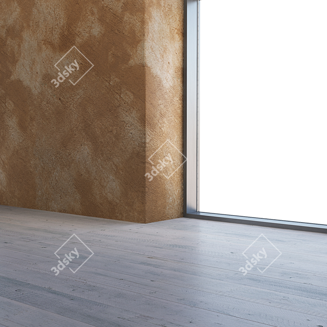 Seamless Plaster Texture 4K 3D model image 3