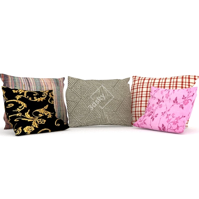 CozyDreams Classic Pillows 3D model image 2