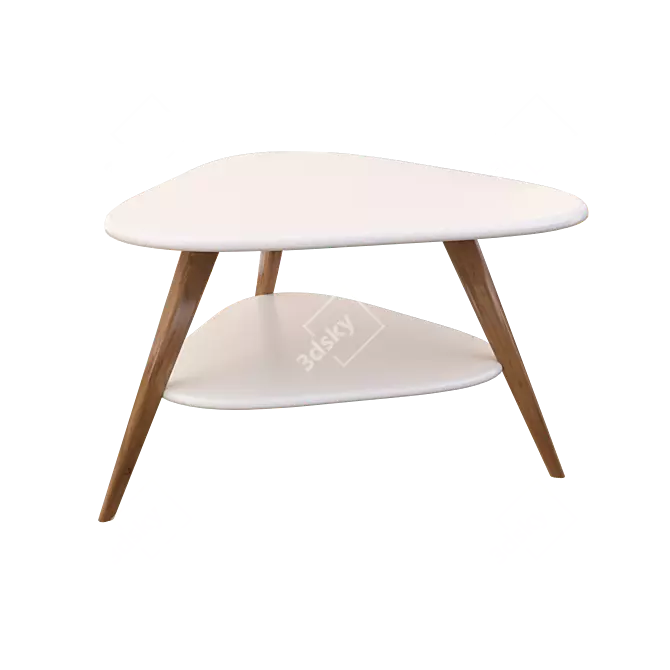 Stylish Brooklyn Coffee Table 3D model image 1