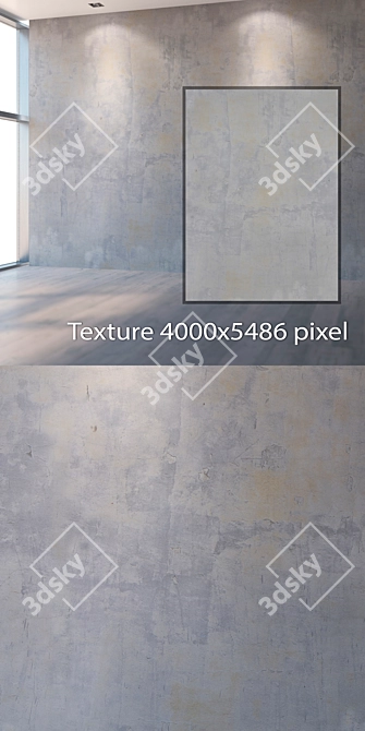 Seamless 4K Plaster Texture 3D model image 2