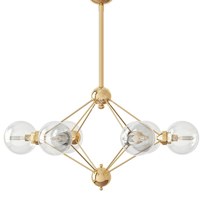 Elegant Illumination: Bonn Chandelier 3D model image 1